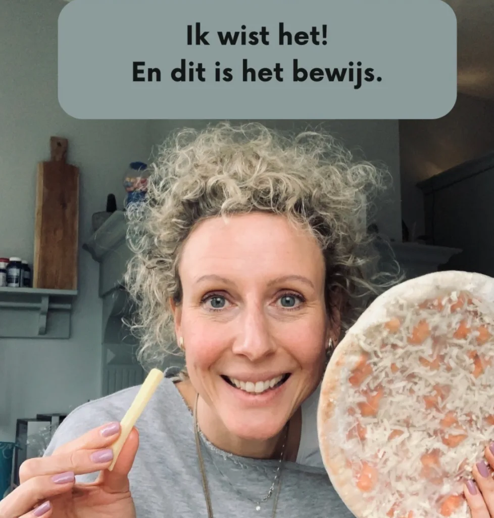 Ik wist het! En dit is het bewijs.