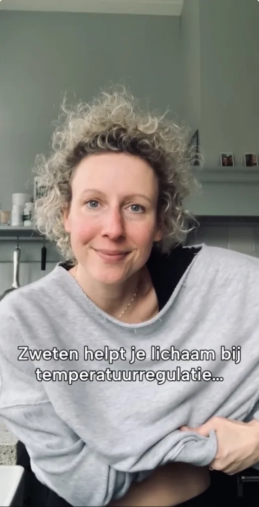 Zweten helpt je lichaam bij temperatuurregulatie